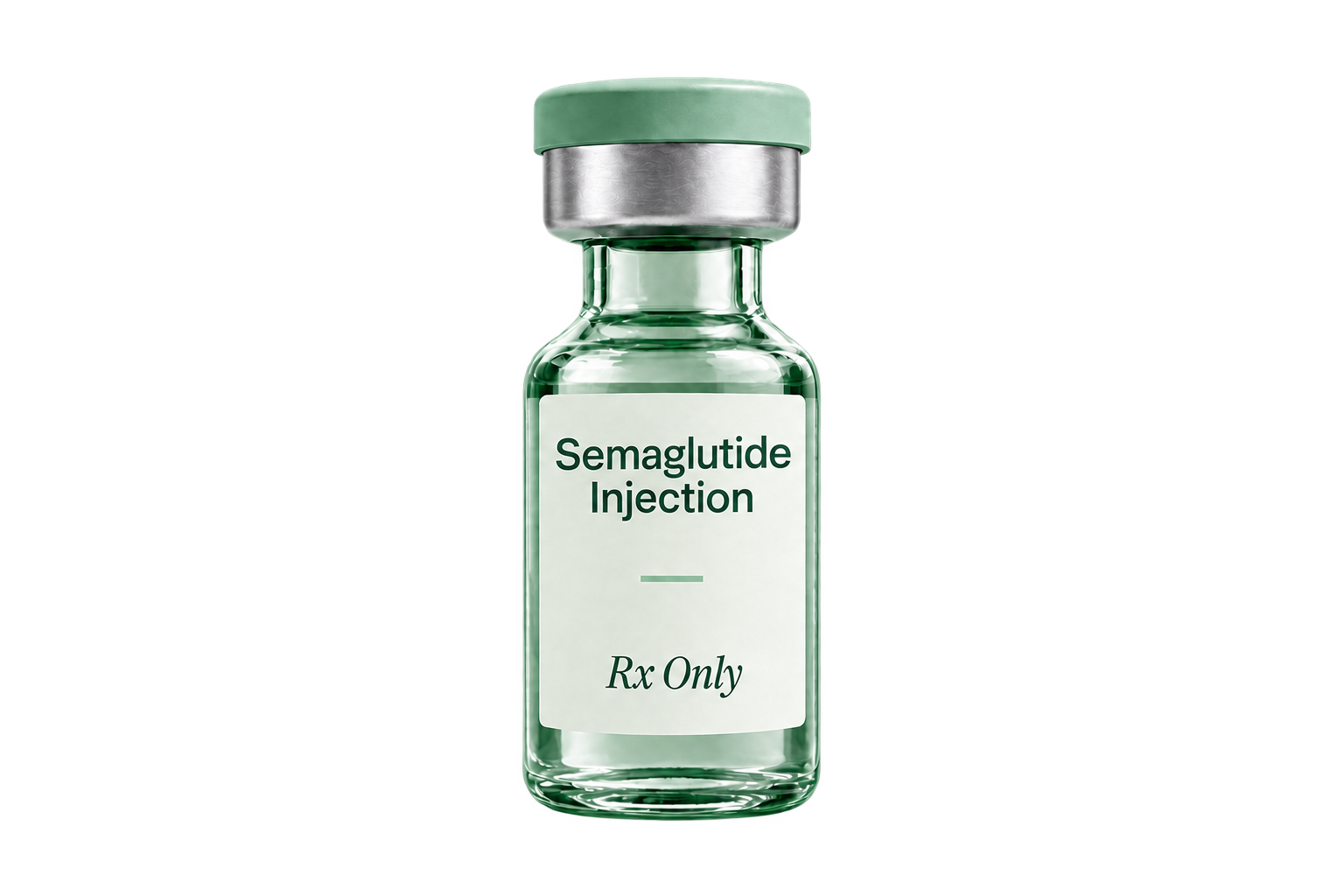 Compounded semaglutide injection vial